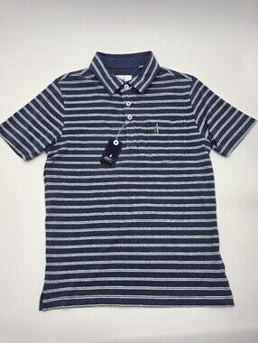 NEW johnnie-O boys' striped Mathis polo size  8